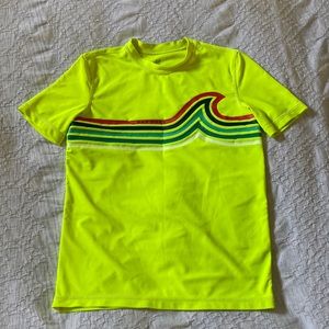 Gap boys swim rashguard yellow medium